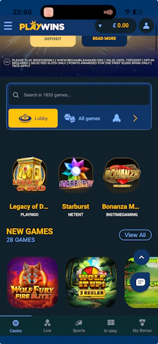 PlayWins App Casino