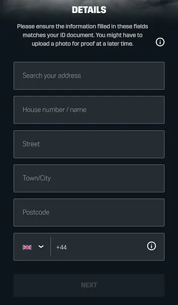 DAZN Bet Registration 2