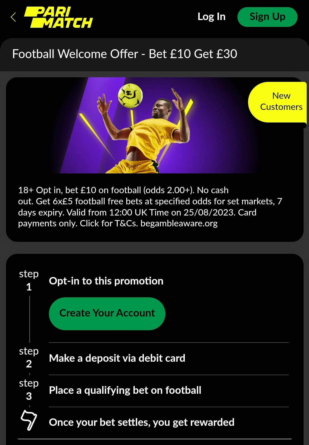 Parimatch Welcome Offer 