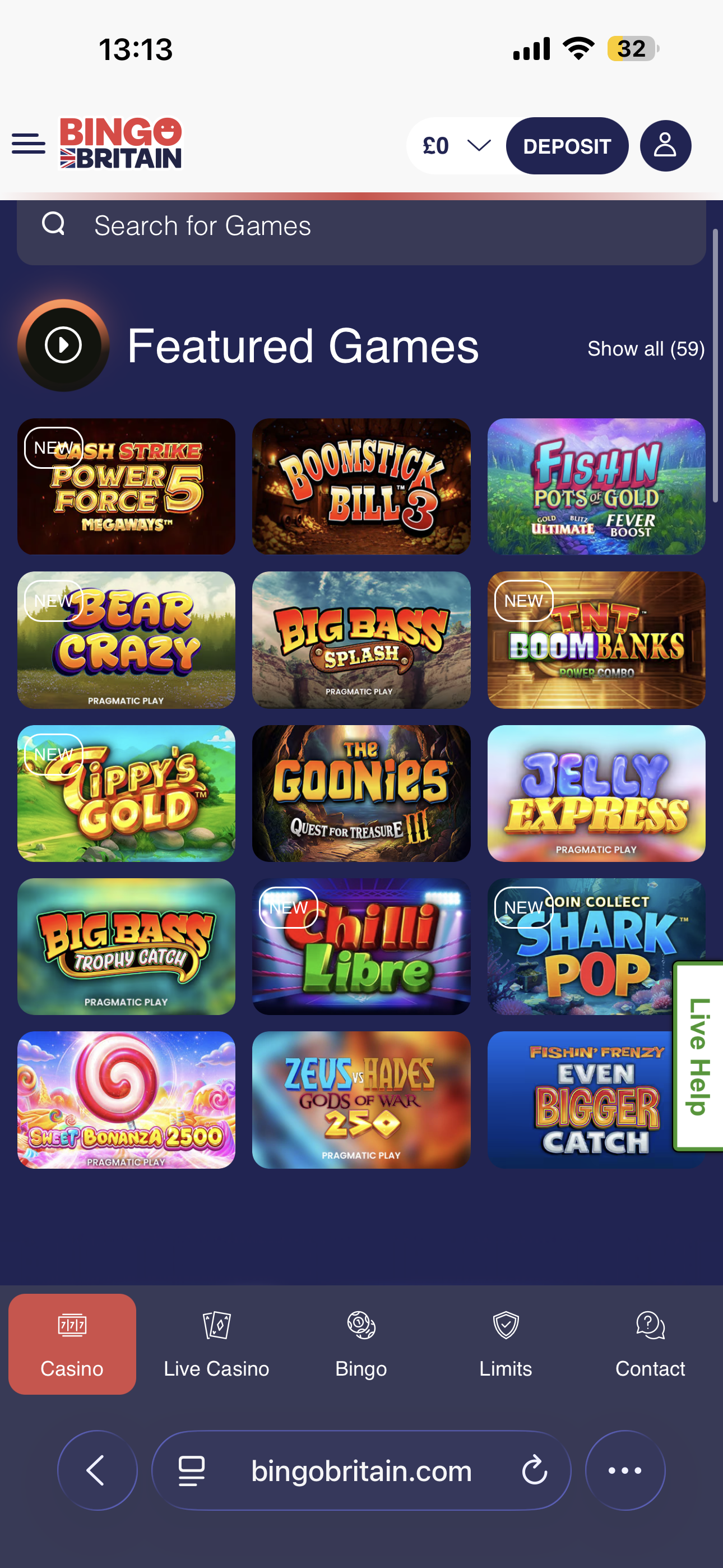 Bingo Britain Casino