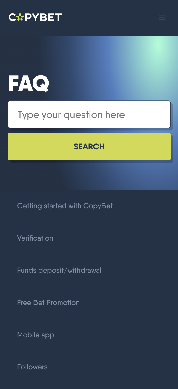 CopyBet FAQ