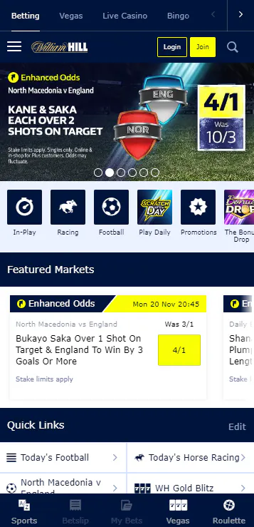 William hill UK app