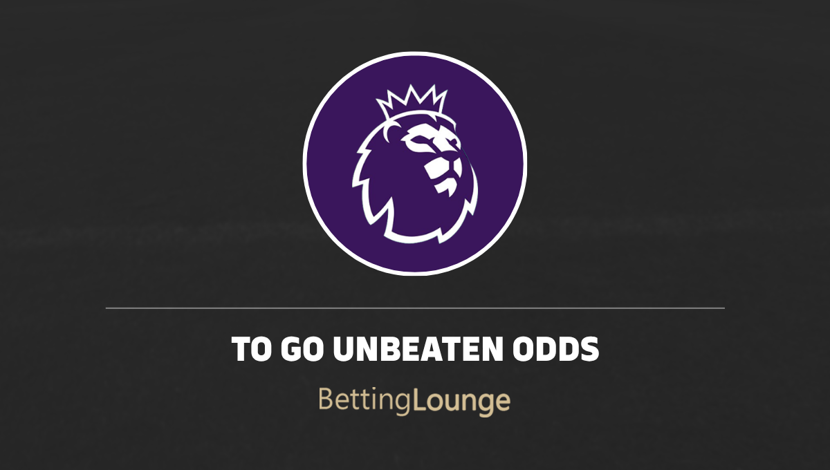 To Go Unbeaten odds
