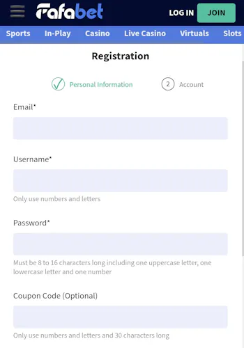 Fafabet Registration 2
