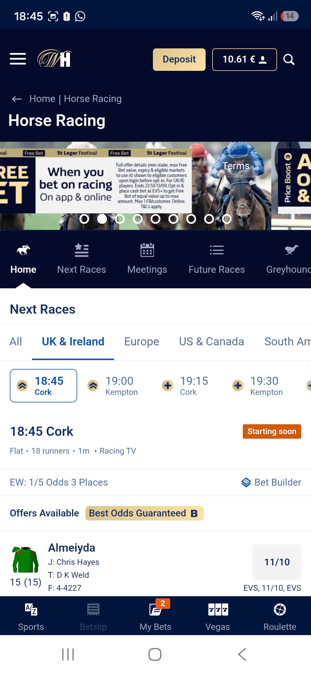 William Hill racing
