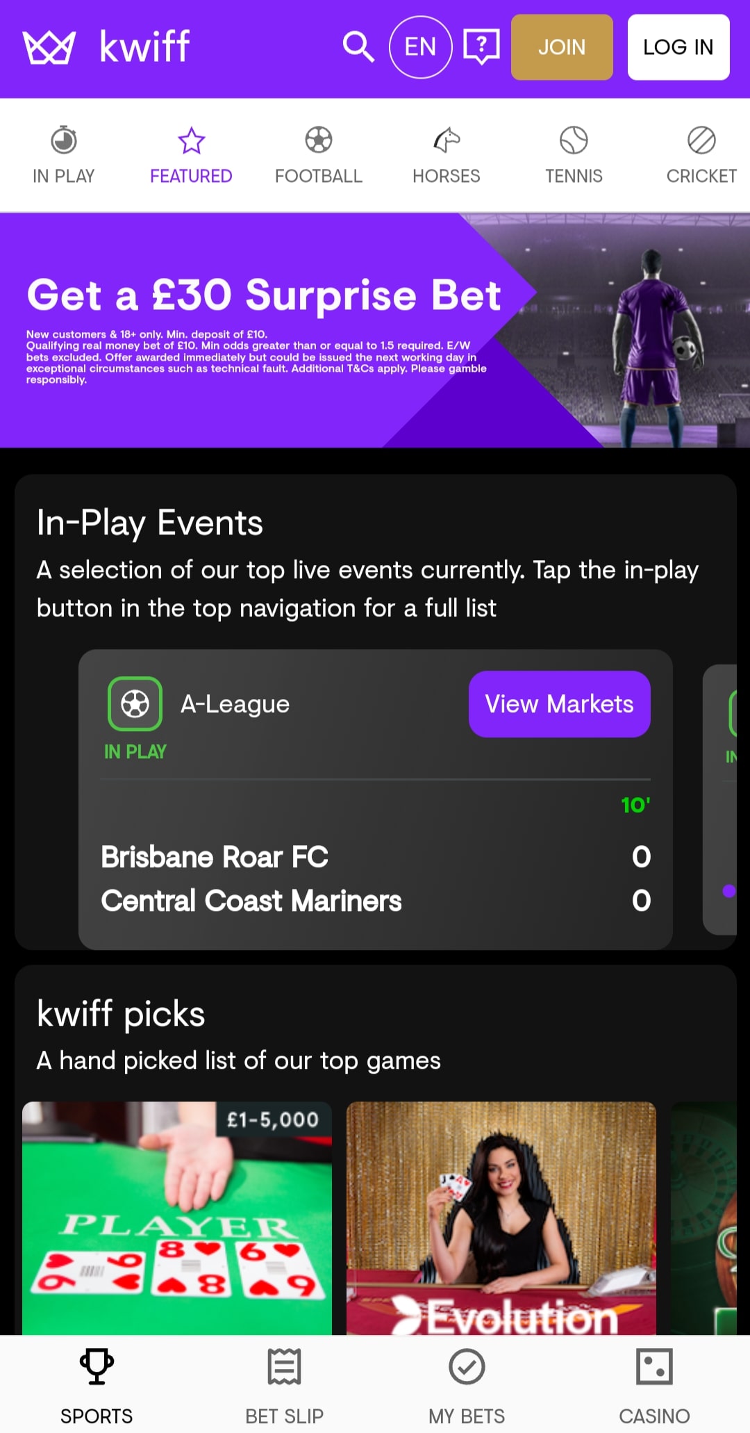 Kwiff Sportsbook