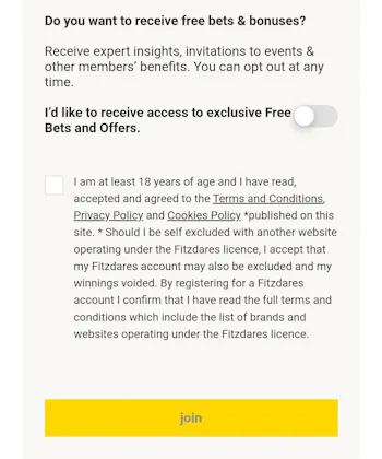 Fitzdares registration 3