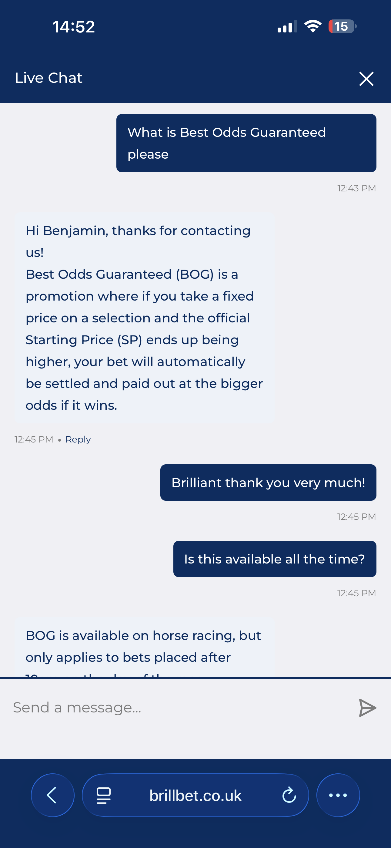 Brillbet Help