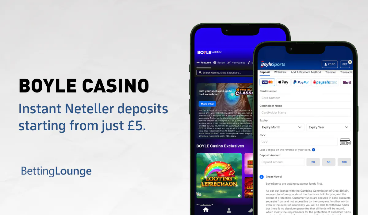 Neteller at Boyle Casino