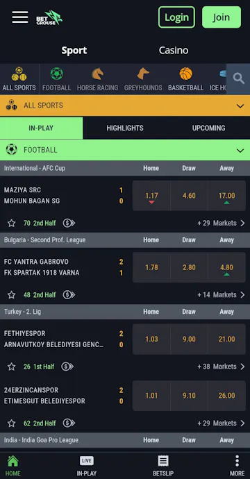 Betgrouse Sportsbook