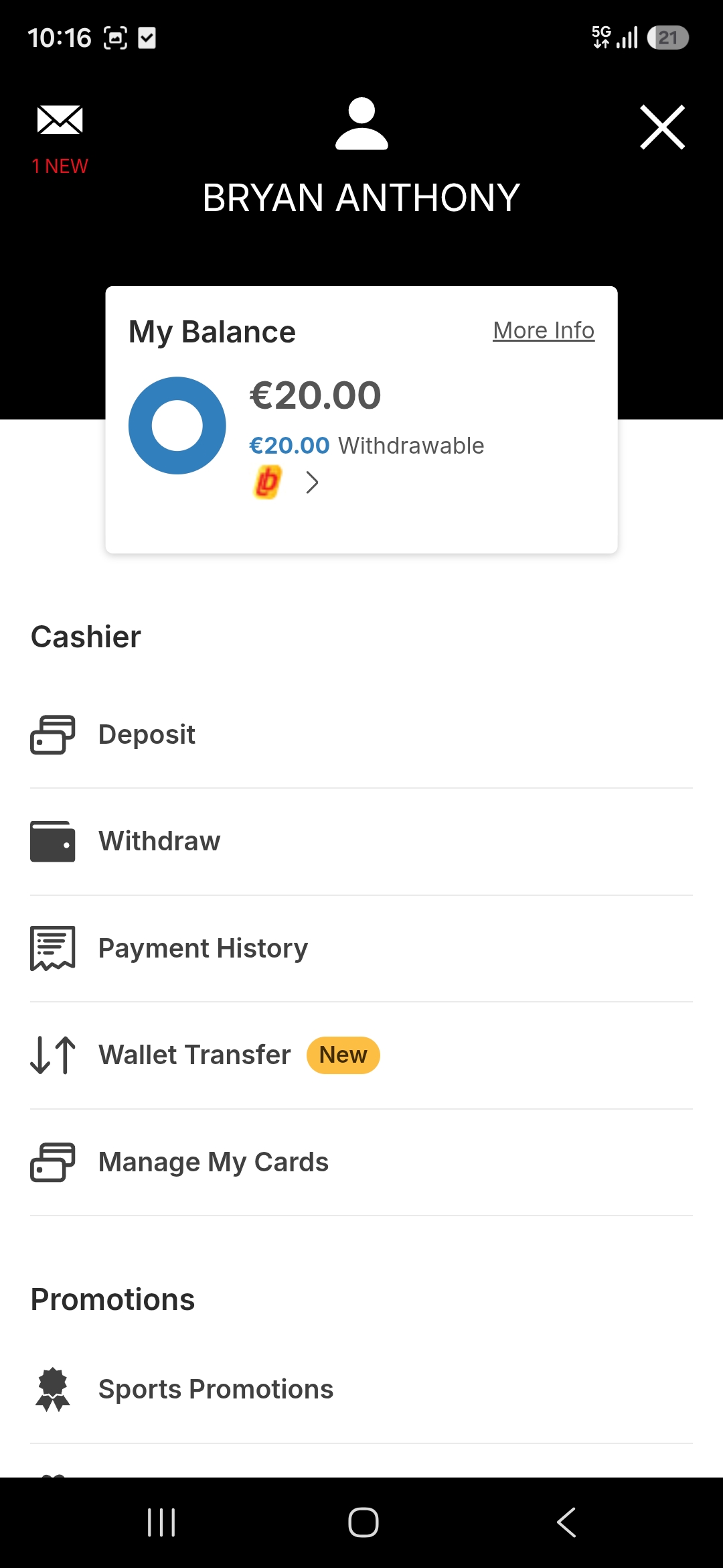 Ladbrokes withdrawal 2
