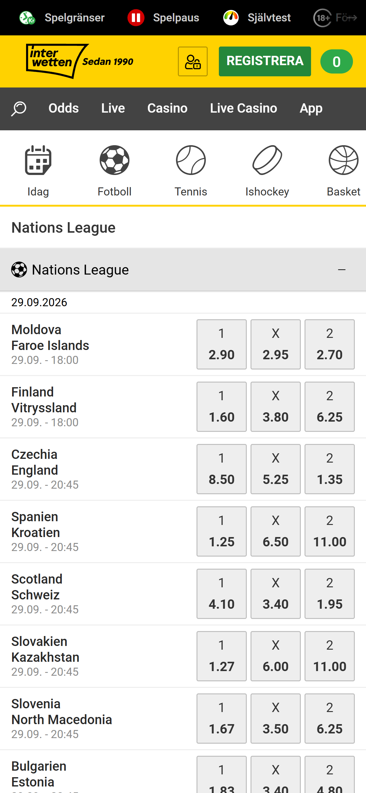 Interwetten fotboll