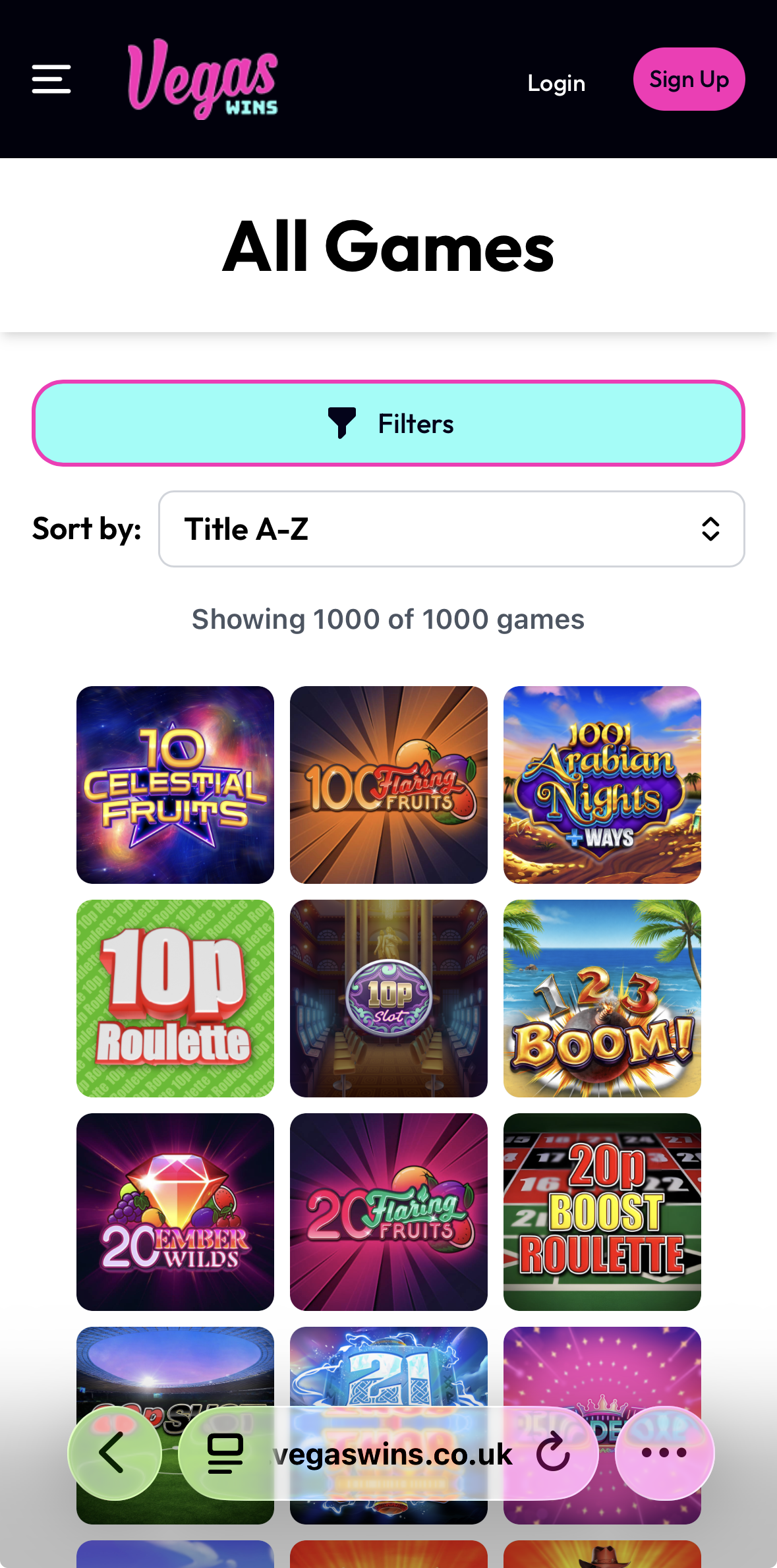 Vegas Wins