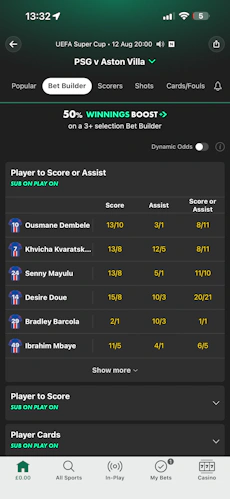 Bet365 Bet Builder