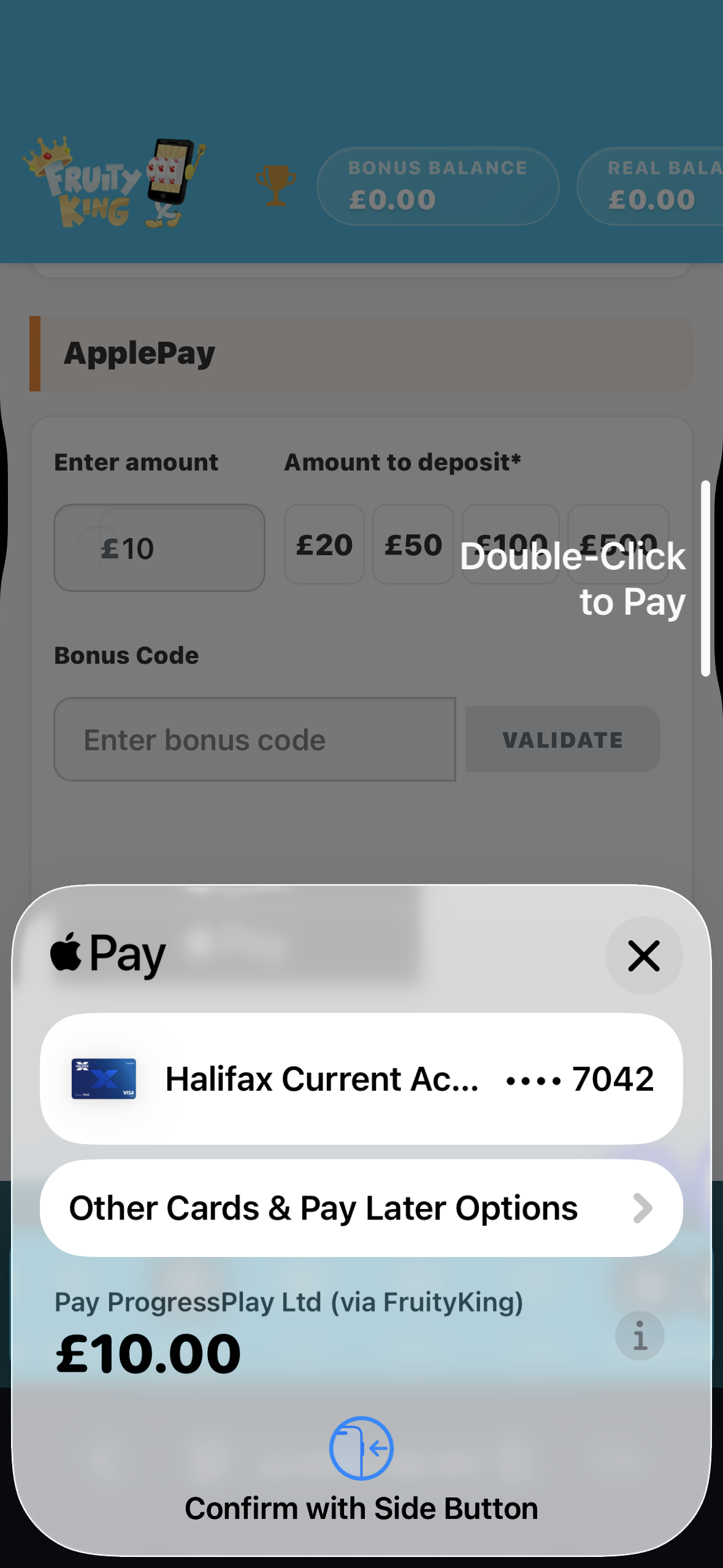 Fruity King Deposit 5