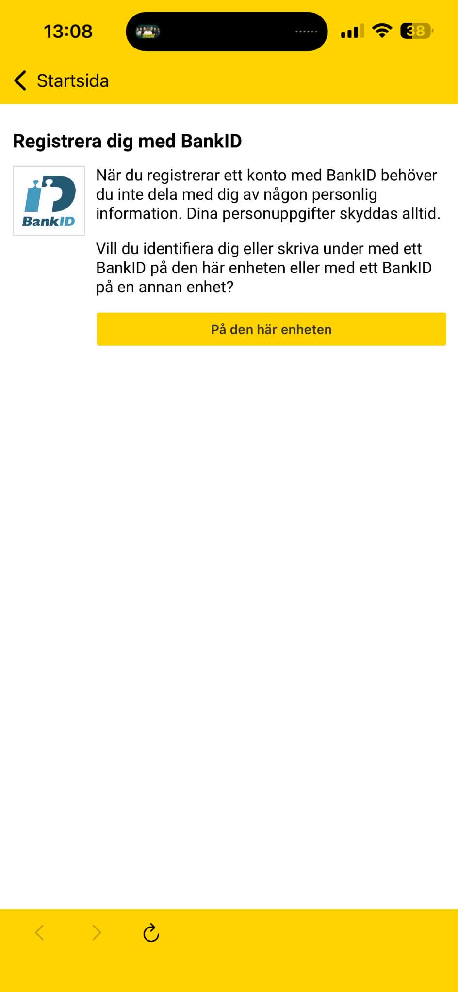 Registrera - Interwetten