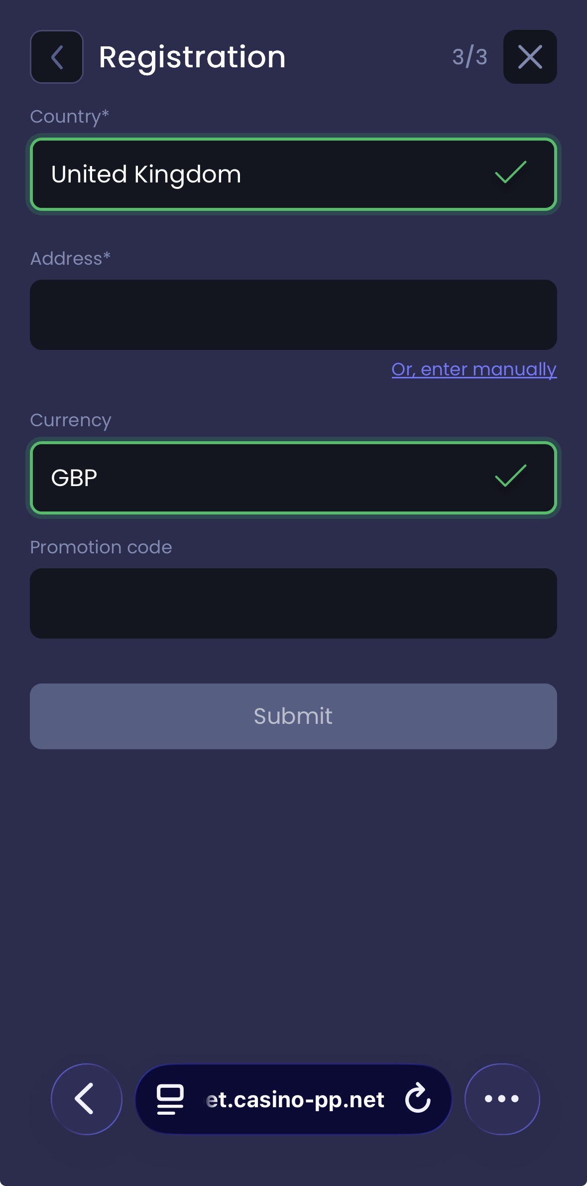 Jeffbet Sign Up 4