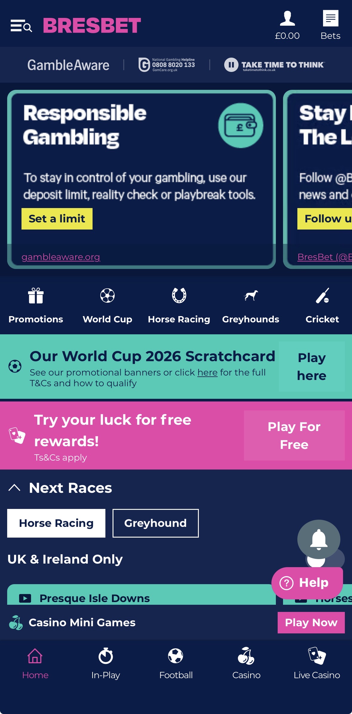 BresBet App Deposit 1