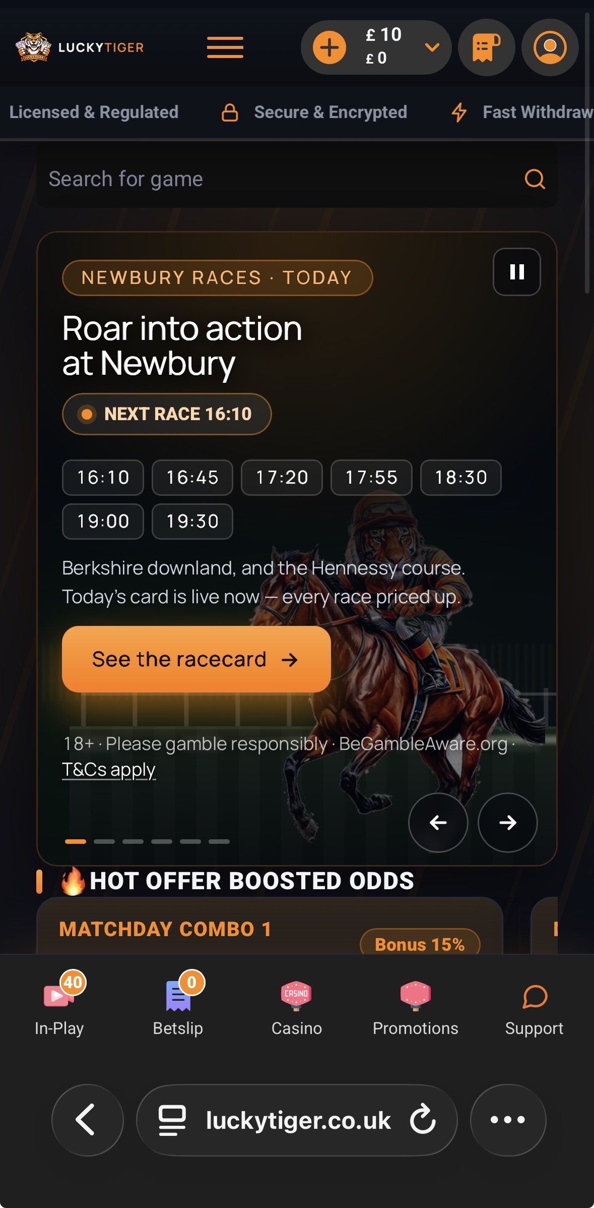 Lucky Tiger Withdraw 1