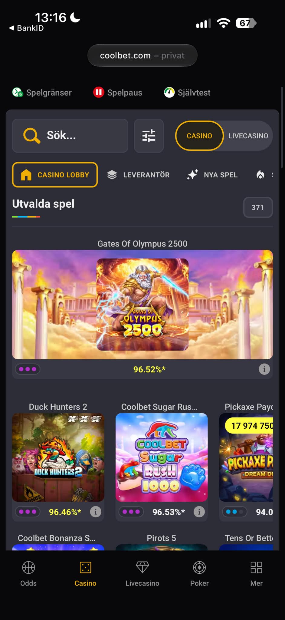Casino - Coolbet