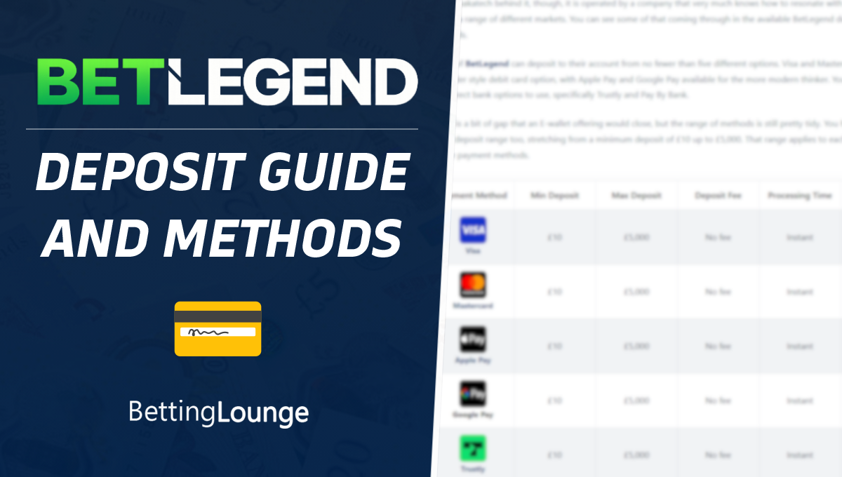 Betlegend deposit guide