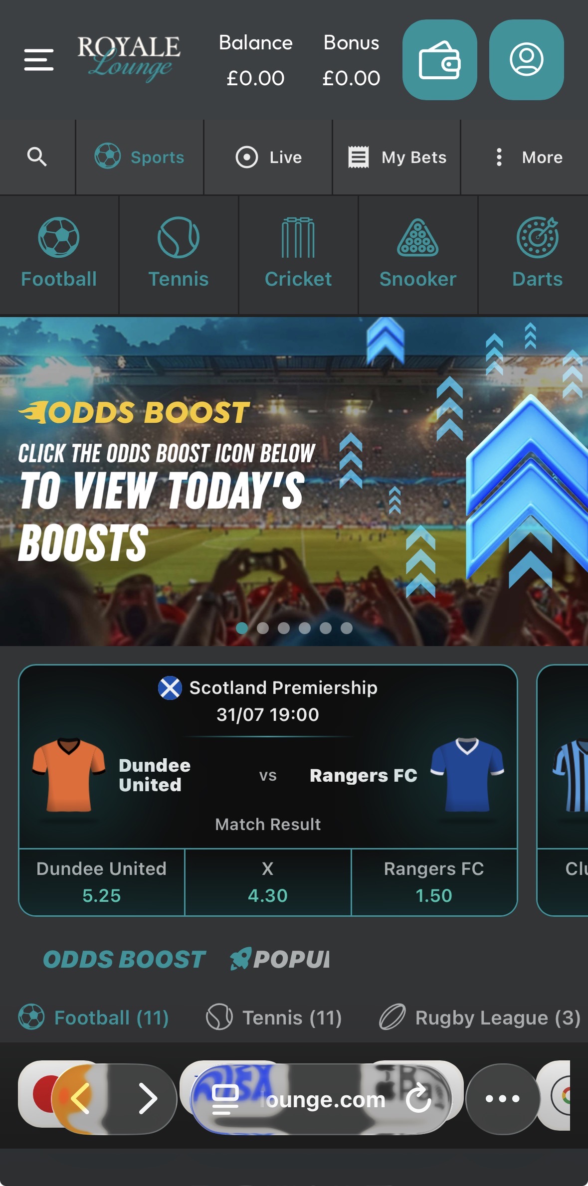 Royale Lounge Sports 1