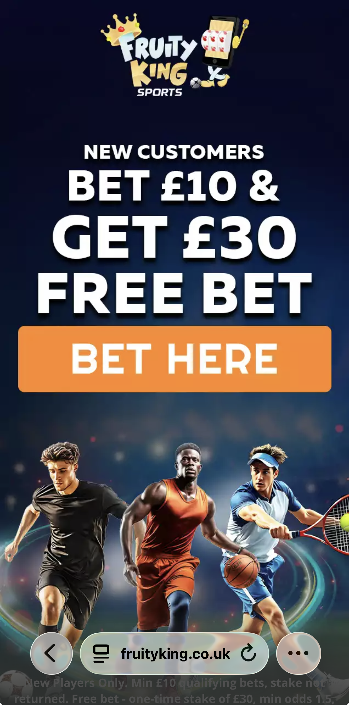 Fruity King Bonus Sign Up