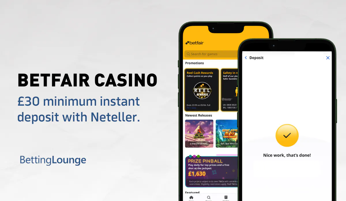 Neteller at Betfair Casino