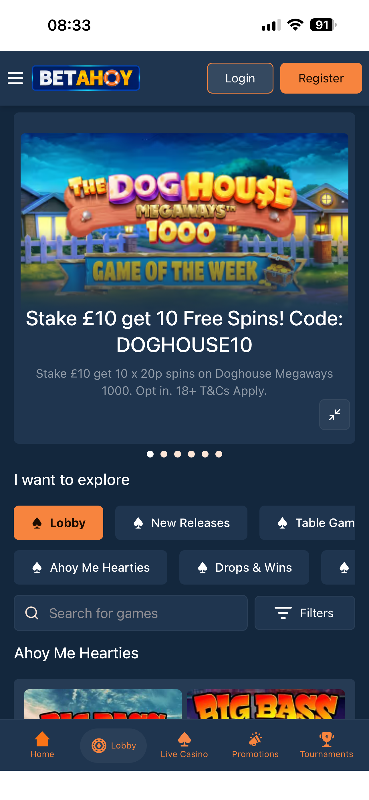 BetAhoy Casino