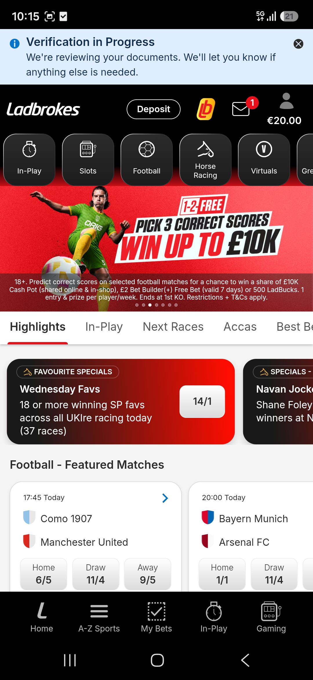 Ladbrokes withdrawal 1
