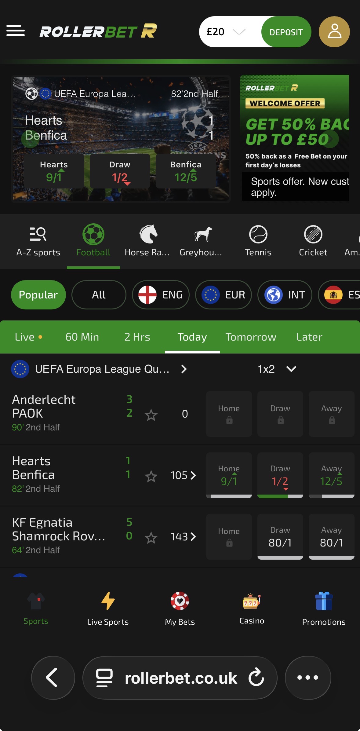 Rollerbet Withdraw 1