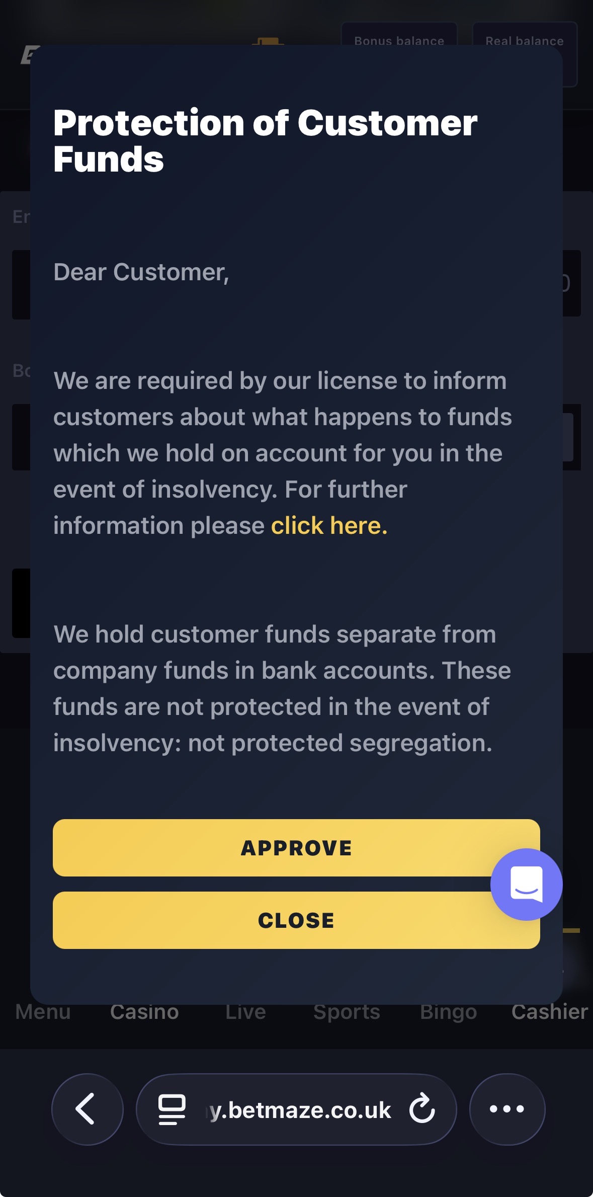BetMaze Deposit 4
