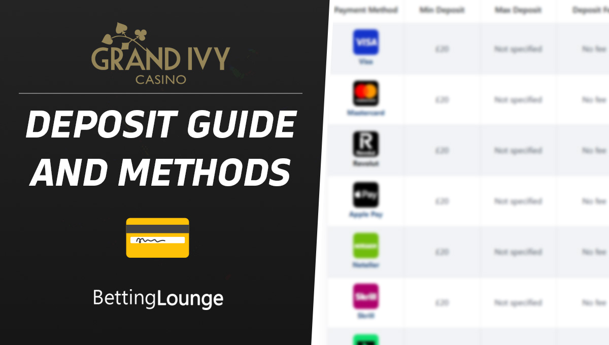 Grand Ivy Casino deposit guide