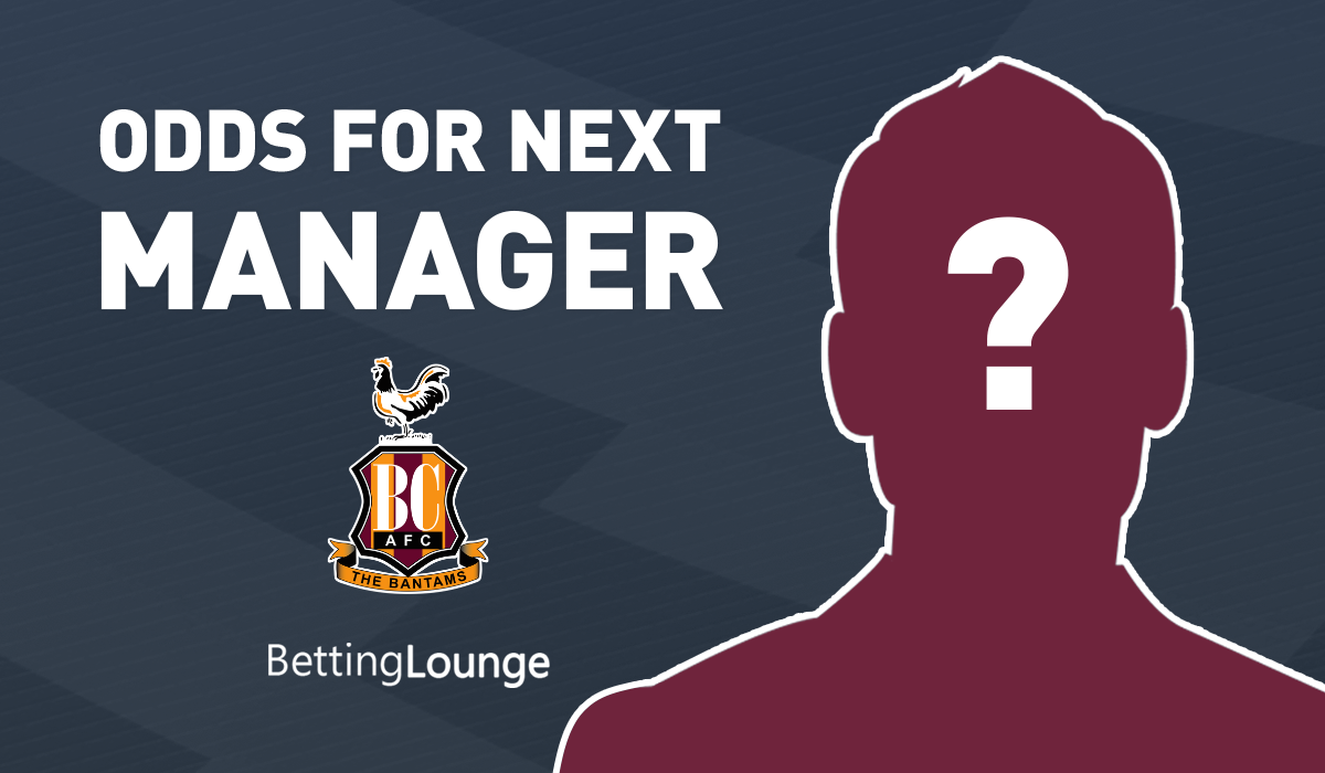 Bradford City next manager betting odds