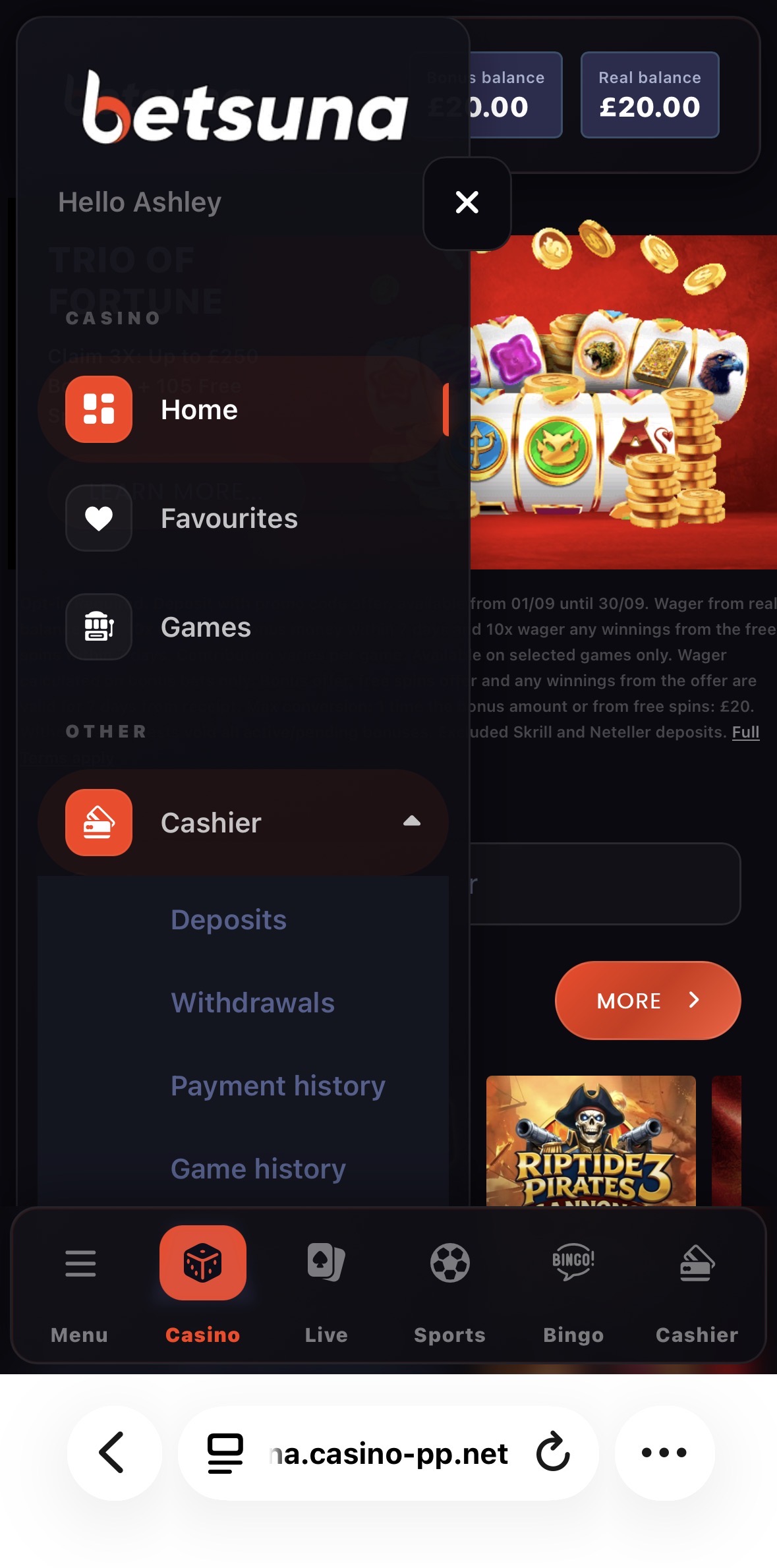 Betsuna Withdraw 2