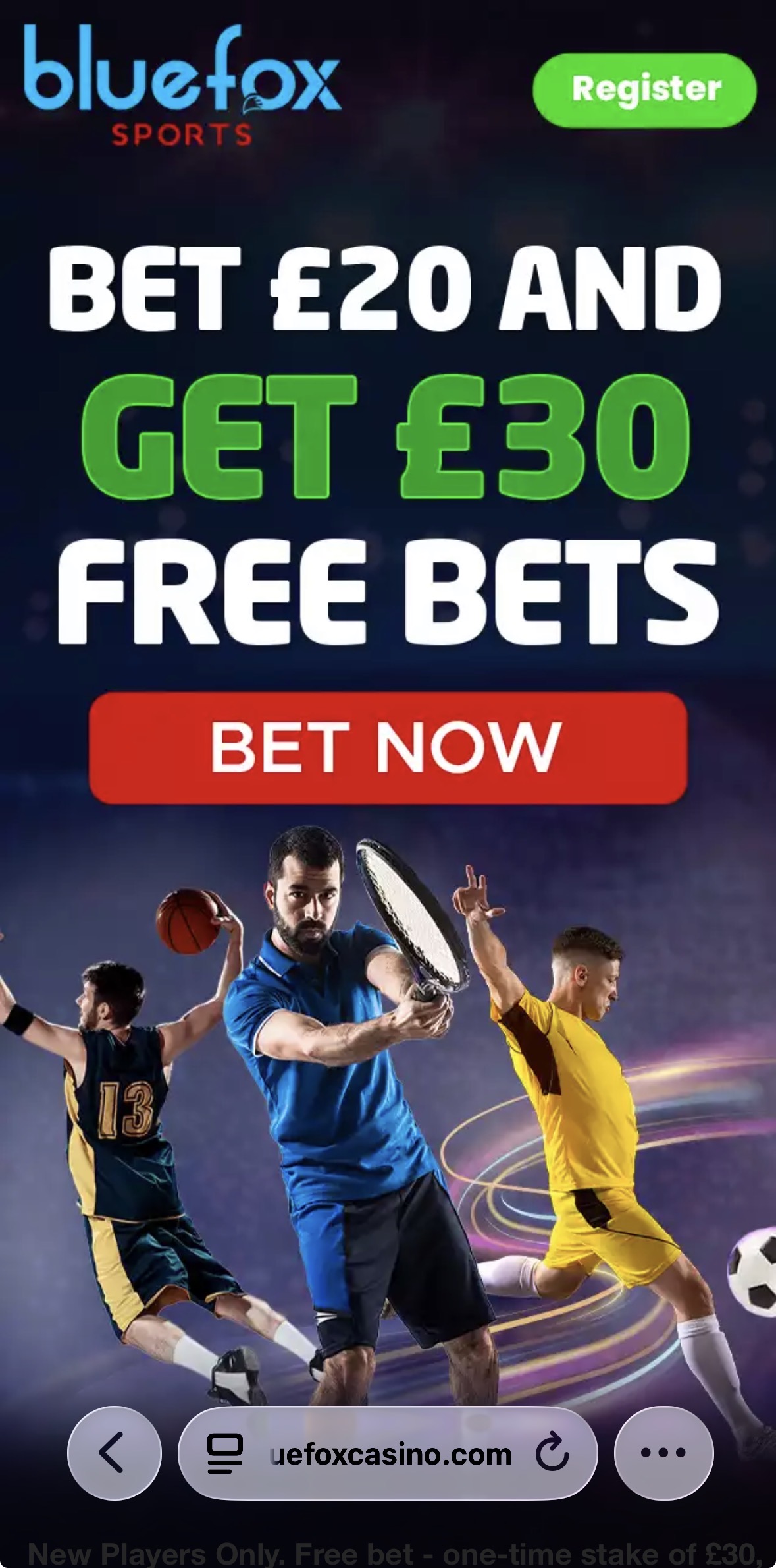 Bluefox Sports Bonus Sign Up