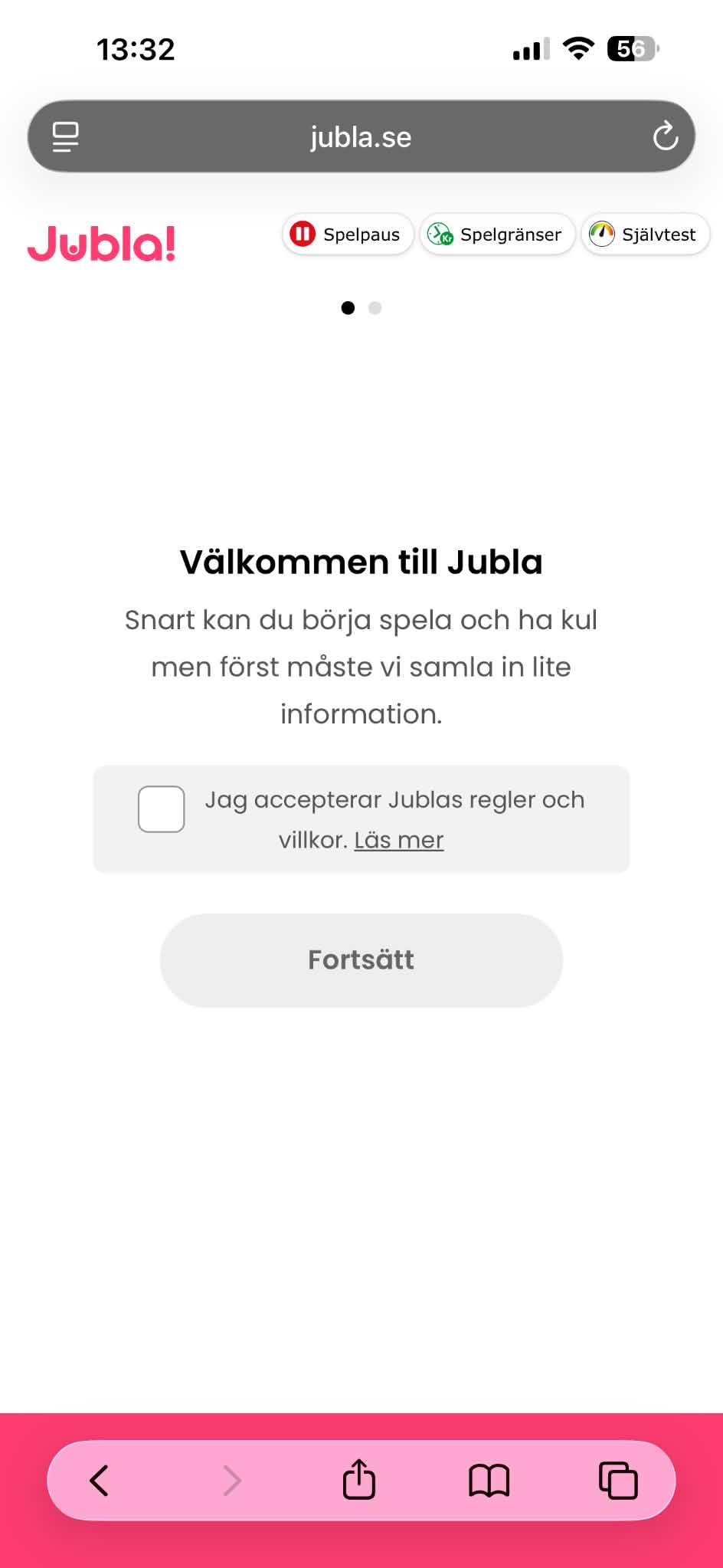 Registrering - Jubla