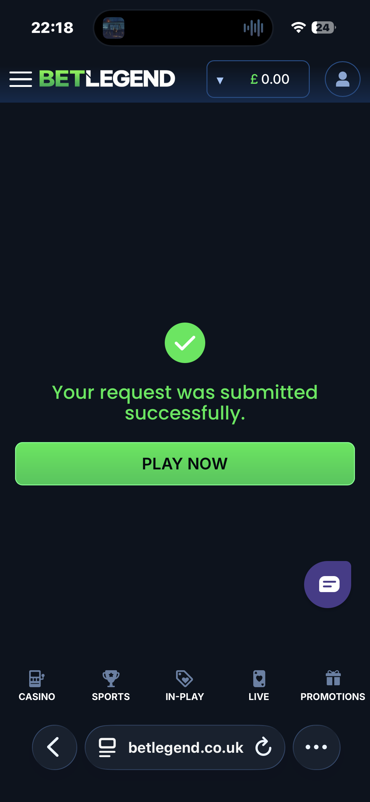 BetLegend Withdraw 5