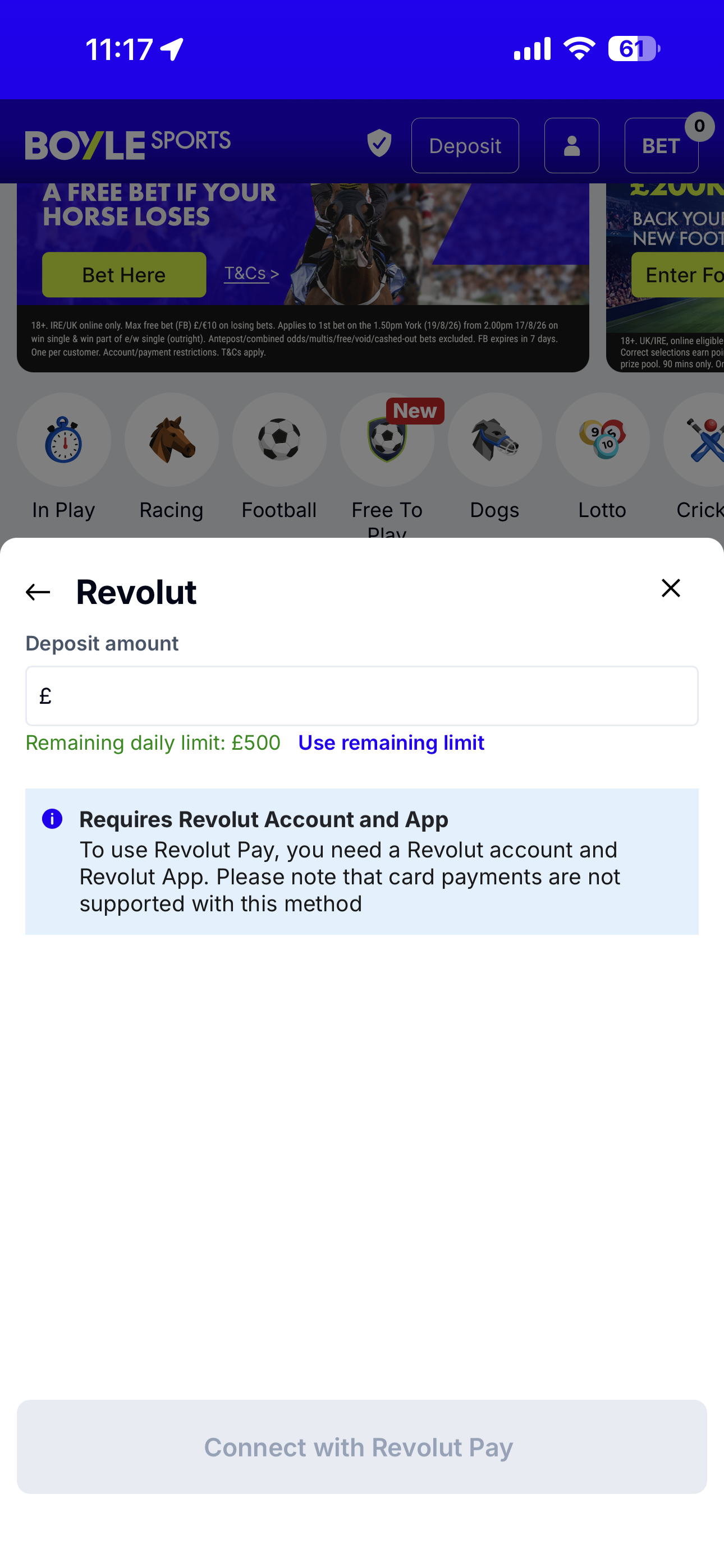 BoyleSport Revolut Pay