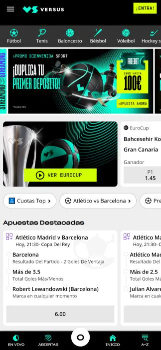 Versus apuestas deportivas