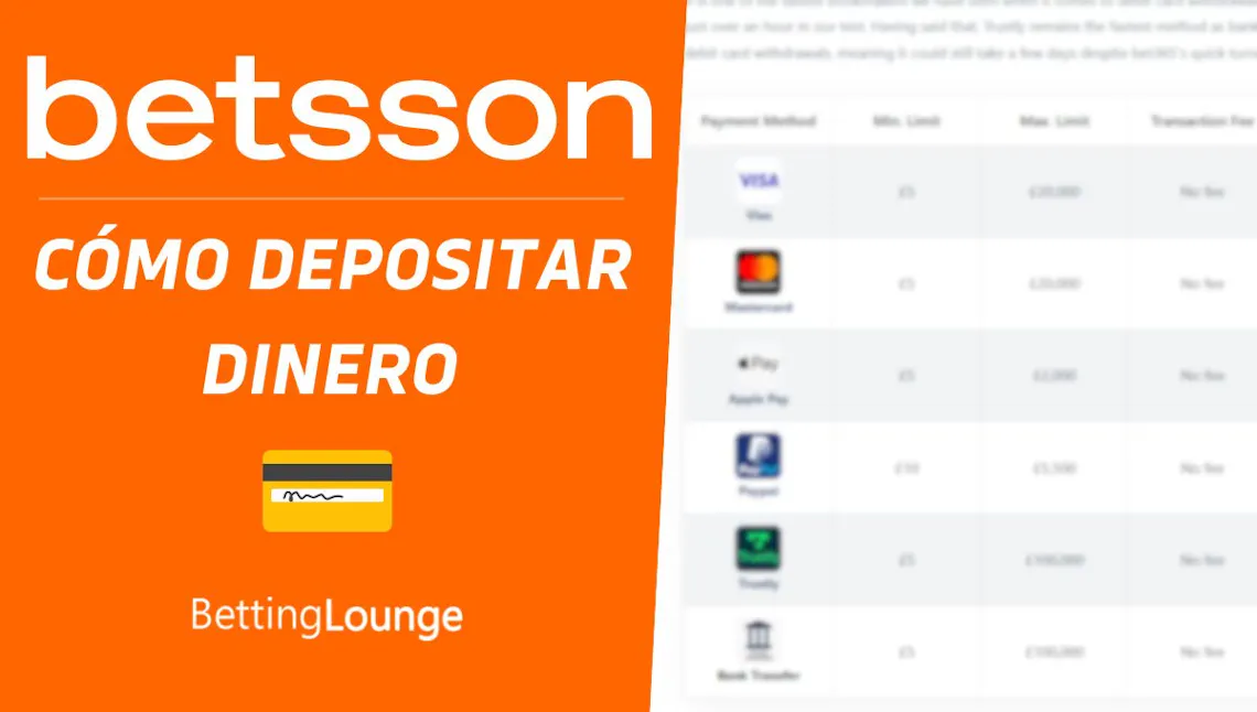 betsson cómo depositar