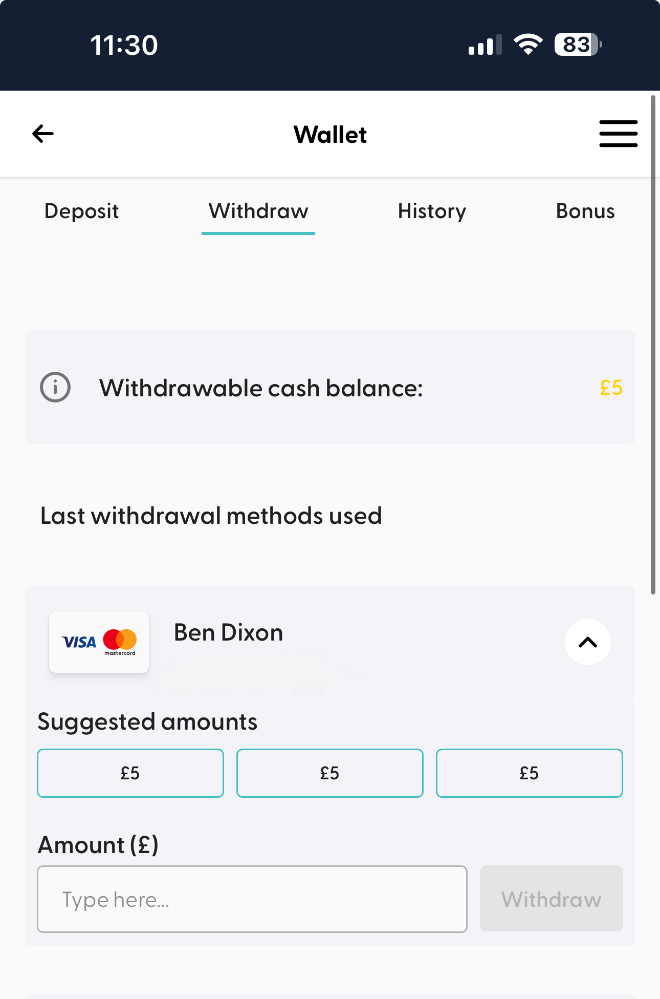 The Pools Withdrawal 1