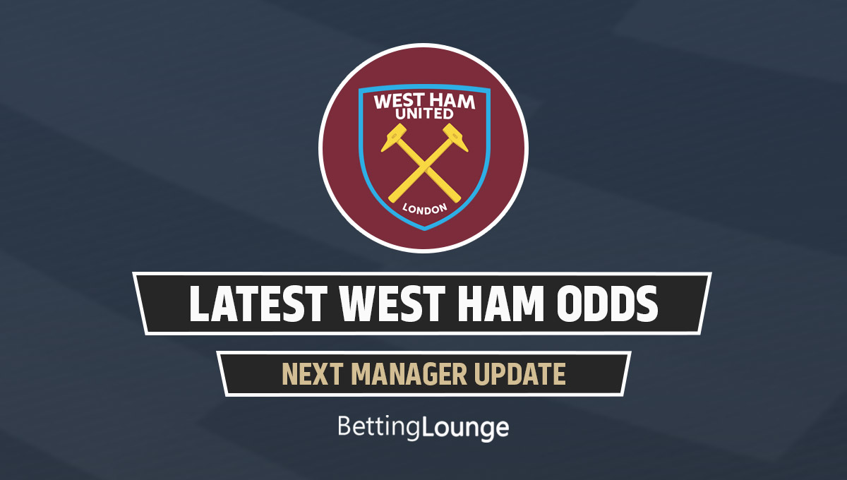 Latest West Ham Manager Odds 