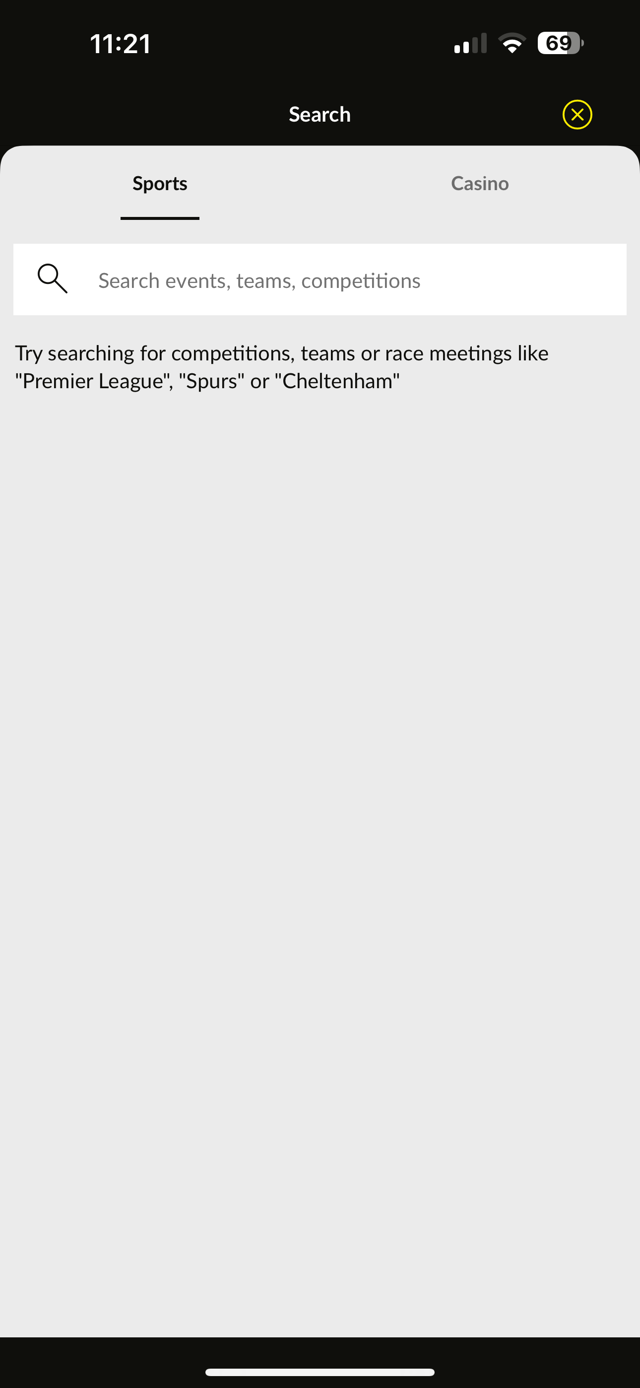 talkSPORT BET search