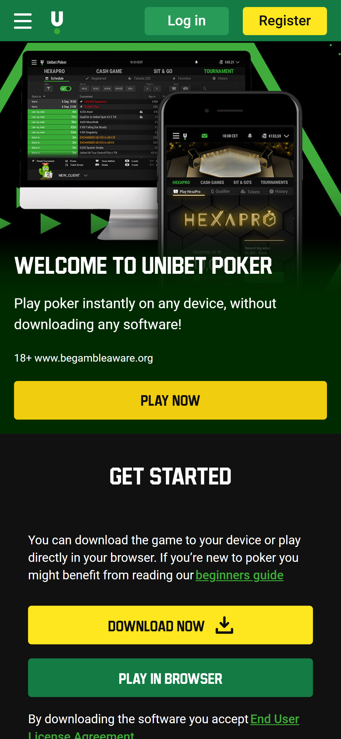 Unibet poker