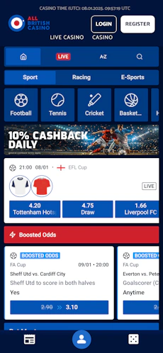 All British Casino Sportsbook