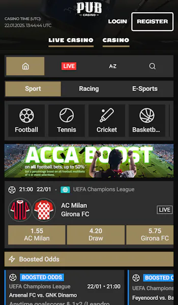 Pub Casino Sportsbook