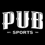 pub sports square logo