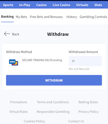 FafaBet Withdraw 2