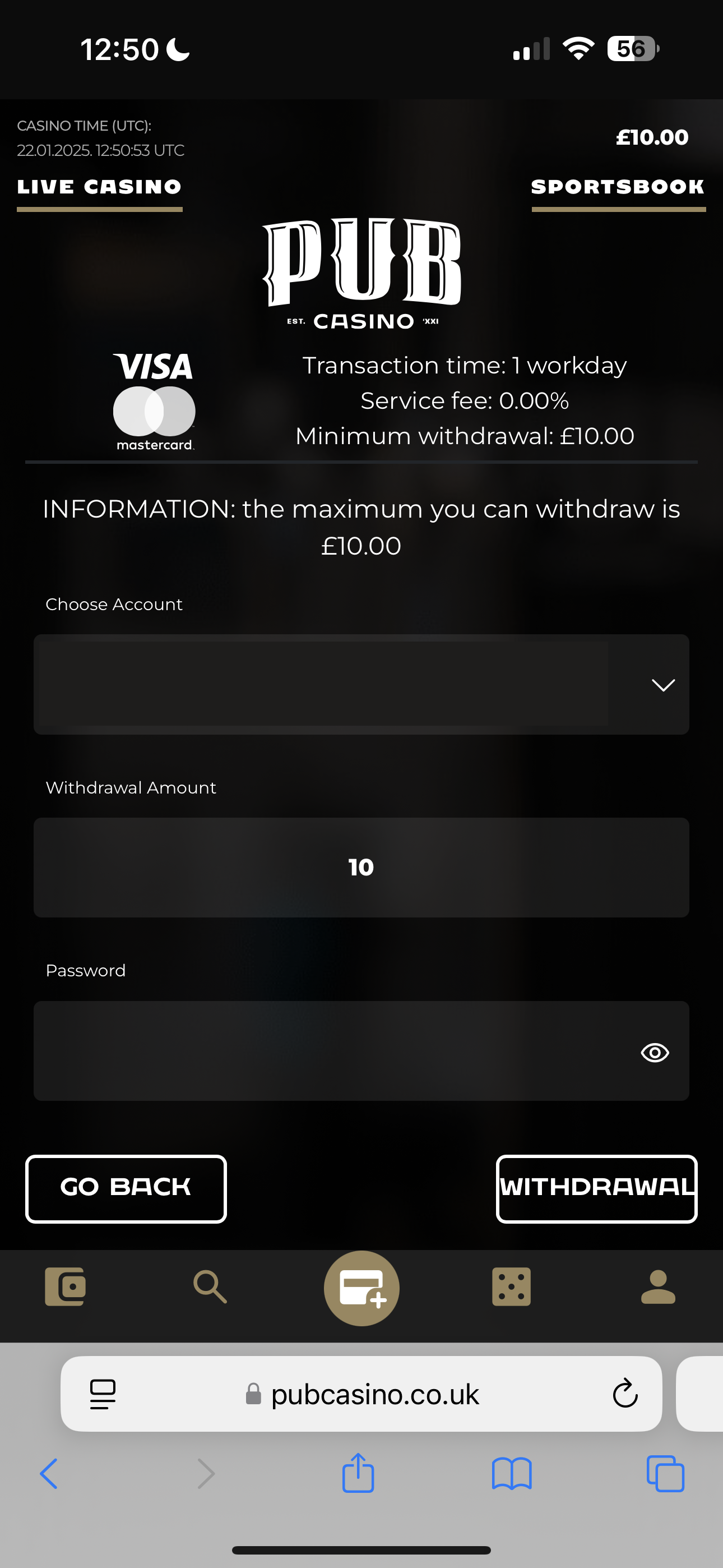 Pub Casino Withdrawal 4